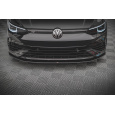 Maxton Design "Street Pro" spoiler pod přední nárazník pro Volkswagen Golf R Mk8, plast ABS bez povrchové úpravy