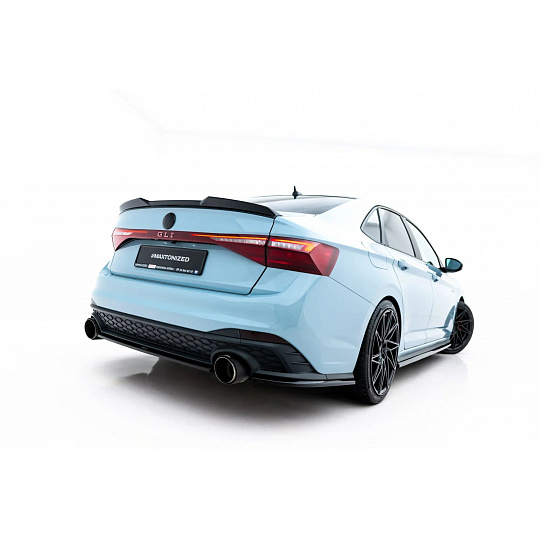 Maxton Design spoiler pod zadní nárazník pro Volkswagen Jetta GLI Mk7 Facelift 2, černý lesklý plast ABS Maxton Design spoiler pod zadní nárazník pro Volkswagen Jetta GLI Mk7 Facelift 2, černý lesklý plast ABS