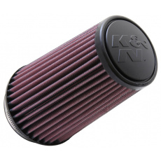 K&N univerzální kulatý zkosený filtr se vstupem 89 mm a výškou 178 mm, gumový vrchlík