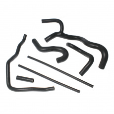 Samco Sport 7-dílná sada silikonových hadic pro vedení chladicí kapaliny pro Audi Quattro UR 1980-1987 Turbo 10v 2.2l 5vál. s označením motoru WR/GV/WX, barva: modrá