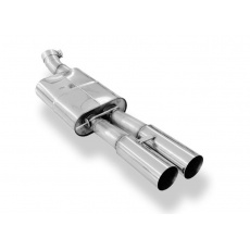 Fox Sportauspuff koncový tlumič výfuku s koncovkou 2x80 Typ 10 pro Audi A4 B5 s motorem 1.8 T Fox Sportauspuff koncový tlumič výfuku s koncovkou 2x80 Typ 10 pro Audi A4 B5 s motorem 1.8 T