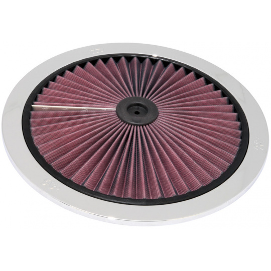 K&N univerzální X-Stream filtr s vnějším průměrem 356 mm a výškou 25 mm, bíly