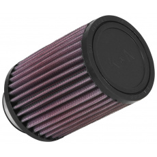 K&N univerzální kulatý filtr se vstupem 52 mm a výškou 127 mm, gumový vrchlík