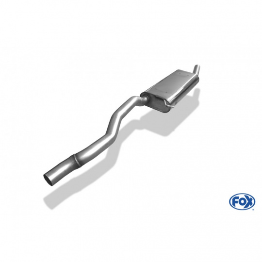 Fox Sportauspuff přední díl s tlumičem pro Ford Galaxy 2000- s motorem 1.8 T, 2.8 V6