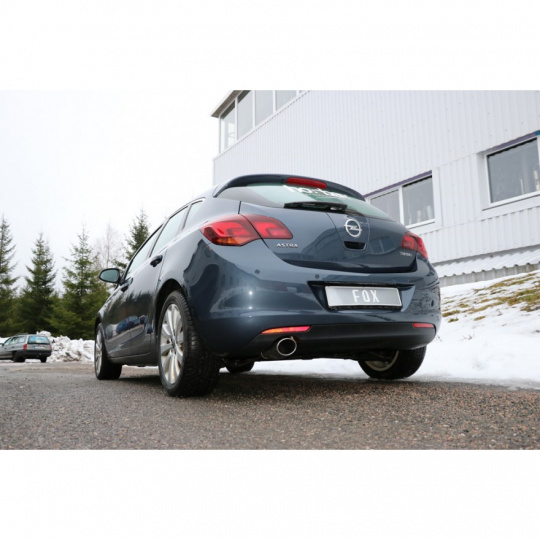 Fox Sportauspuff koncový díl výfuku s koncovkou 140x90 Typ 32 pro Opel Astra J 2009- s motorem 1.6