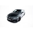 Maxton Design spoiler pod přední nárazník ver.2 pro BMW řada 4 G22/M-Pack, černý lesklý plast ABS