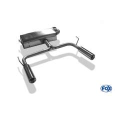Fox Sportauspuff koncový tlumič výfuku s koncovkou 1x90 Typ 13 na obou stranách pro Toyota Celica T23 s motorem 1.8