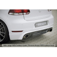 Rieger spoiler pod zadní nárazník pro Volkswagen Golf 6 GTD, GTI 3-dvéř., 5-dvéř., kabriolet, plast ABS bez povrchové úpravy