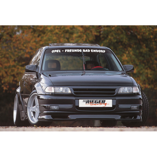 Rieger lem blatníku pro Opel Astra F hatchback, GFK (laminát), mont. strana levá