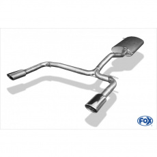 Fox Sportauspuff koncový tlumič výfuku s koncovkou 115x85 Typ 32 na obou stranách pro Mercedes třída M W163 s motorem 2.7 CDI, ML 270