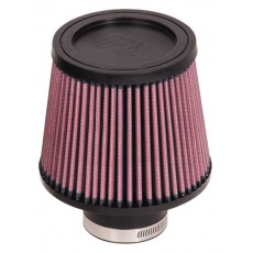 K&N univerzální kulatý zkosený filtr se vstupem 64 mm a výškou 127 mm, gumový vrchlík