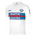 Sparco tričko Martini Racing, barva: bílá, velikost: XXXL