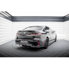 Maxton Design prodloužení spoileru 3d pro BMW řada 7 G70 M760e, G70 M-Pack, černý lesklý plast ABS