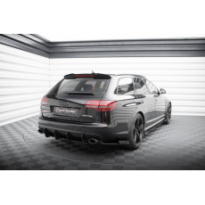 Maxton Design křidélka bočních difuzorů zad. nárazníku pro Audi RS6 C6, černý lesklý plast ABS