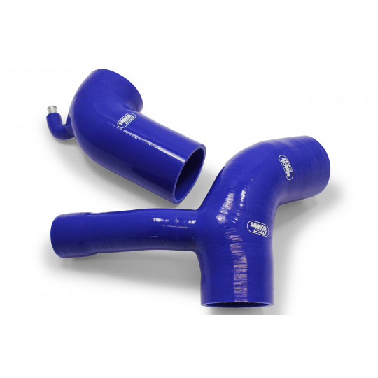 Samco Sport 2-dílná sada silikonových hadic pro vedení vzduchu k turbu pro Renault Twingo 2009 - On 133 Cup, barva: modrá