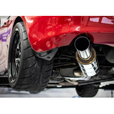 Fox Sportauspuff koncový tlumič výfuku s doplňkovým tlumičem s koncovkou 1x114mm Typ 10 pro Toyota Supra Mk4 s motorem 3.0 Fox Sportauspuff koncový tlumič výfuku s doplňkovým tlumičem s koncovkou 1x114mm Typ 10 pro Toyota Supra Mk4 s motorem 3.0