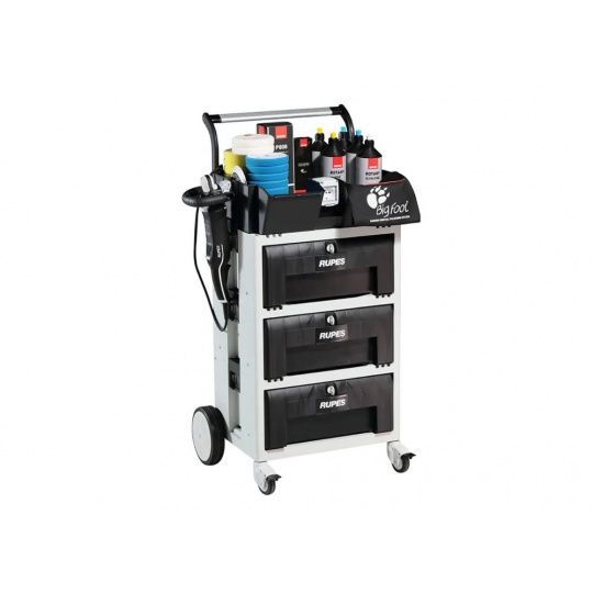 RUPES Polishing Trolley - detailingový vozík se 3 zásuvkami RUPES Polishing Trolley - detailingový vozík se 3 zásuvkami
