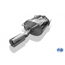 Fox Sportauspuff koncový tlumič výfuku s koncovkou 1x90 Typ 13 pro Honda Civic VI s motorem 1.8 Fox Sportauspuff koncový tlumič výfuku s koncovkou 1x90 Typ 13 pro Honda Civic VI s motorem 1.8