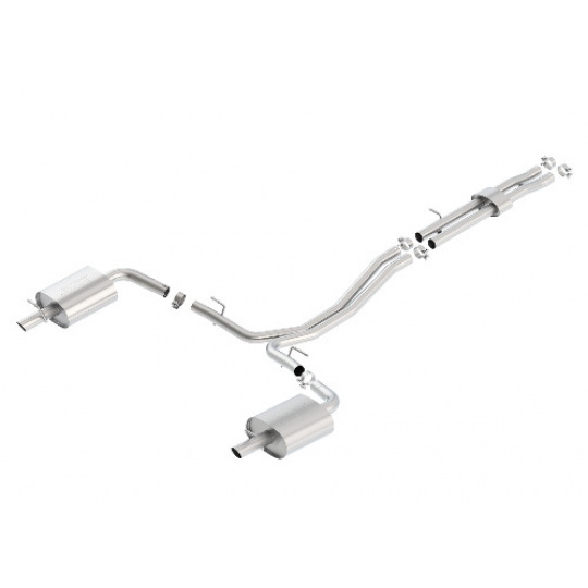 Borla Cat-Back výfukový systém "S-Type" pro Ford Explorer Sport 3,5l EcoBoost s automatickou převodovkou, AWD, 4-dvéř., r.v. od 16-17 Borla Cat-Back výfukový systém "S-Type" pro Ford Explorer Sport 3,5l EcoBoost s automatickou převodovkou, AWD, 4-dvéř., r.v. od 16-17