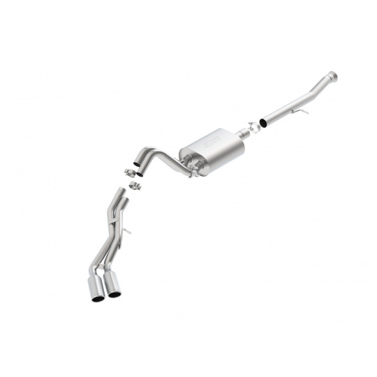 Borla Cat-Back výfukový systém "S-Type" pro Cadillac Escalade ESV 6,2l s automatickou převodovkou, 4-dvéř., r.v. 2015-2020 Borla Cat-Back výfukový systém "S-Type" pro Cadillac Escalade ESV 6,2l s automatickou převodovkou, 4-dvéř., r.v. 2015-2020