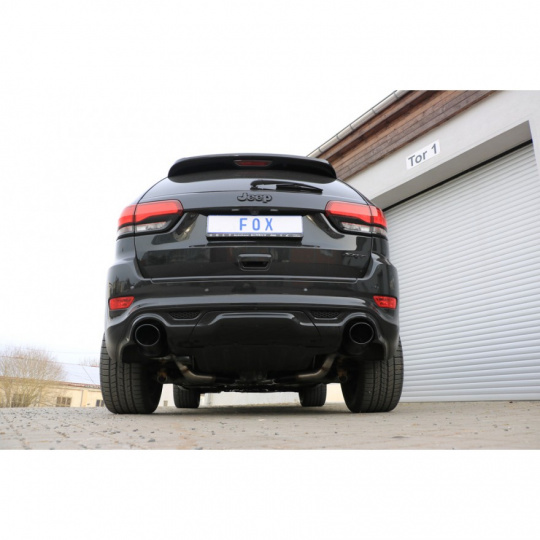 Fox Sportauspuff koncový tlumič výfuku s koncovkou 129x106 Typ 32 černá na obou stranách pro Jeep Grand Cherokee WK 2014- s motorem 6.4 SRT8 Fox Sportauspuff koncový tlumič výfuku s koncovkou 129x106 Typ 32 černá na obou stranách pro Jeep Grand Cherokee WK 2014- s motorem 6.4 SRT8