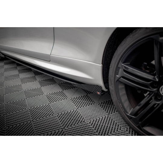Maxton Design křidélka bočních difuzorů pro Volkswagen Scirocco R Mk3, plast ABS bez povrchové úpravy