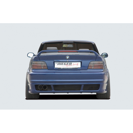 Rieger zadní nárazník pro BMW řada 3 E36 kabriolet, kupé, sedan, touring, plast ABS bez povrchové úpravy, pro vozy bez parkovacího asistenta (PDC) Rieger zadní nárazník pro BMW řada 3 E36 kabriolet, kupé, sedan, touring, plast ABS bez povrchové úpravy, pro vozy bez parkovacího asistenta (PDC)