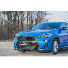 Maxton Design spoiler pod přední nárazník pro BMW X2 F39, černý lesklý plast ABS
