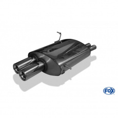 Fox Sportauspuff s koncovkou 2x80 Typ 13 pro BMW Z3 coupe 3,0l s motorem 3.0