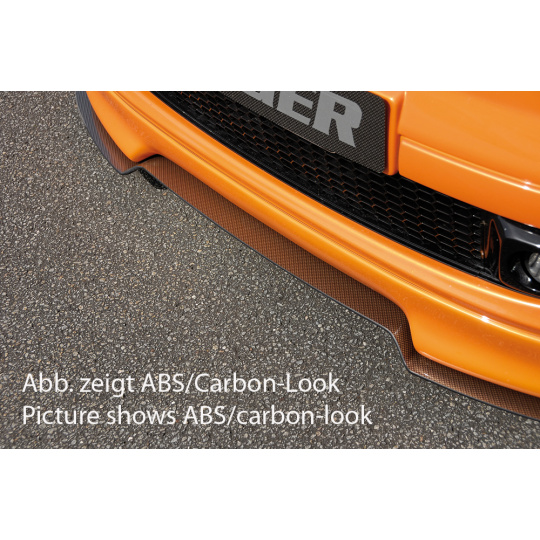 Rieger lipa pod přední nárazník Rieger pro Fiat 500 312 2-dvéř., 10/07-, plast ABS bez povrchové úpravy