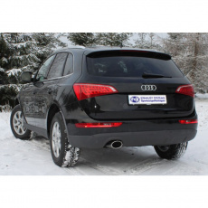 Fox Sportauspuff koncový tlumič výfuku s koncovkou 140x90 Typ 32 pro Audi Q5 2008- s motorem 2.0 TDI