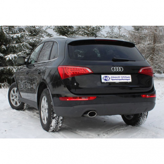 Fox Sportauspuff koncový tlumič výfuku s koncovkou 140x90 Typ 32 pro Audi Q5 2008- s motorem 2.0 TDI
