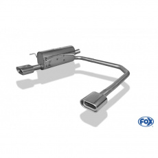 Fox Sportauspuff koncový tlumič výfuku s koncovkou 135x80 Typ 53 na obou stranách pro Opel Astra H s motorem 1.2, 1.3 CDTI, 1.4, 1.6, 1.7 CDTI, 1.8, 1.9 CDTI, Limousine vč. GTC
