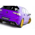 Maxton Design "Street Pro" boční difuzory pod zadní nárazník v.2 pro Volkswagen Golf R Mk8, Mk8 Facelift, plast ABS bez povrchové úpravy
