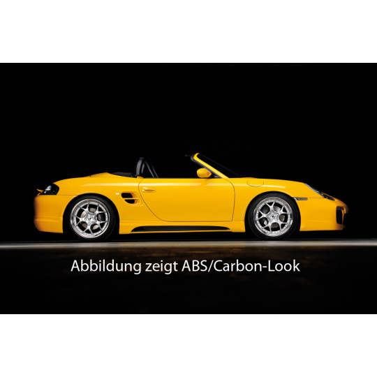 Rieger boční práh mont. strana levá pro Porsche Boxster 986, r.v. 09/96-10/04, plast ABS bez povrchové úpravy, s prolisem a výřezem