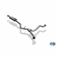 Fox Sportauspuff přední díl s tlumičem pro Subaru Legacy, Legacy Outback BL, BP 2003-2009 s motorem 2.0 Fox Sportauspuff přední díl s tlumičem pro Subaru Legacy, Legacy Outback BL, BP 2003-2009 s motorem 2.0