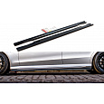 Maxton Design difuzory pod boční prahy pro Mercedes třída E W212 Facelift/Sedan/E63 AMG, plast ABS bez povrchové úpravy
