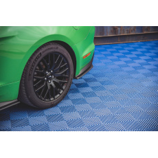 Maxton Design "Street Pro" boční difuzory pod zadní nárazník v.1 pro Ford Mustang MK6 GT Facelift, plast ABS bez povrchové úpravy