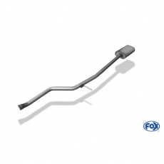 Fox Sportauspuff přední díl s tlumičem pro Peugeot 206 s motorem 1.6 16V