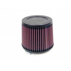 K&N univerzální kulatý zkosený filtr se vstupem 114 mm a výškou 127 mm, gumový vrchlík