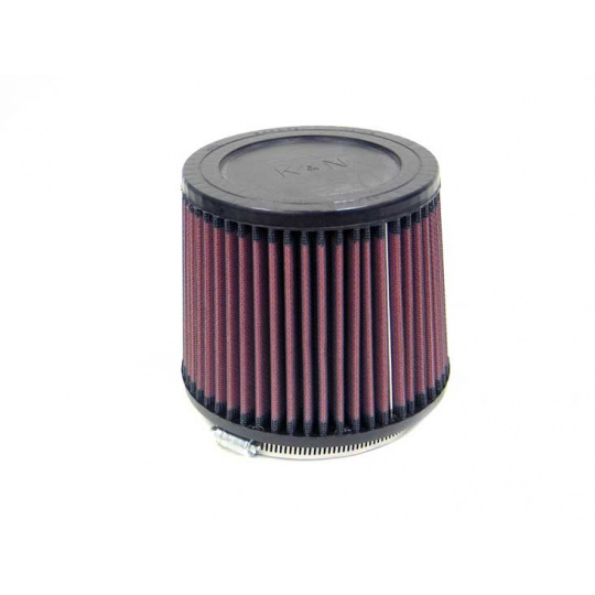 K&N univerzální kulatý zkosený filtr se vstupem 114 mm a výškou 127 mm, gumový vrchlík