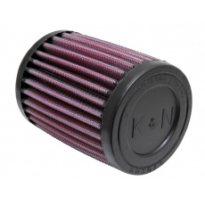 K&N univerzální kulatý rovný filtr se vstupem 43 mm a výškou 102 mm, gumový vrchlík