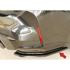 Rieger spoiler pod zadní nárazník na pravé straně pro BMW řada 4 G83 M4 kabriolet r.v. 06/21-, plast ABS lakovaný do černé lesklé barvy