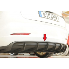 Rieger vložka zadního nárazníku pro Tesla Model 3 003, plast ABS bez povrchové úpravy Rieger vložka zadního nárazníku pro Tesla Model 3 003, plast ABS bez povrchové úpravy