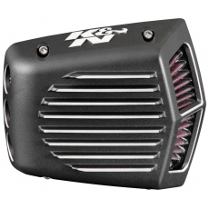 K&N Street Metal sportovní kit sání pro HARLEY DAVIDSON FLHTKL Ultra Limited Low 103 CI 2015, 2016 lakovaný vrchlík, výška: 83 mm
