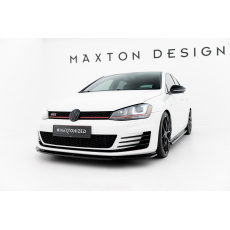Maxton Design spoiler pod přední nárazník ver.1 pro Volkswagen Golf GTI Mk7, černý lesklý plast ABS Maxton Design spoiler pod přední nárazník ver.1 pro Volkswagen Golf GTI Mk7, černý lesklý plast ABS