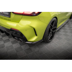 Maxton Design boční difuzory pod zadní nárazník v.5 pro BMW řada 1 F40, černý lesklý plast ABS, M-Pack/M135i