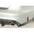 Rieger spoiler pod zadní nárazník na pravé straně pro Audi A6 S6 4G, C7 sedan r.v. 02/12-08/14, plast ABS lakovaný do černé lesklé barvy
