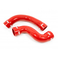 Forge Motorsport silikonové tlakové vedení - horní čast pro Seat Leon Mk1 1998-2005 Cupra R 1.8T, barva silikonových hadic: červená