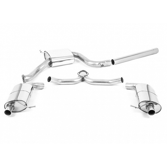 Milltek Sport homologovaný výfuk cat-back s rezonátorem (tišší) pro Škoda Octavia III vRS 2.0 TSI 245PS Sedan/Combi (manual a DSG, s OPF/GPF, Facelift) 2019-2020 Milltek Sport homologovaný výfuk cat-back s rezonátorem (tišší) pro Škoda Octavia III vRS 2.0 TSI 245PS Sedan/Combi (manual a DSG, s OPF/GPF, Facelift) 2019-2020